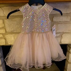 Bonnie Baby Pink Sequin Formal Dress